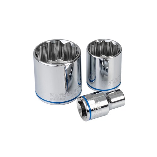 Mirror Polish Socket 1/2" Drive - Metric