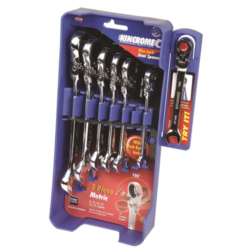 Flex Lock Gear Spanner Set 7 Piece