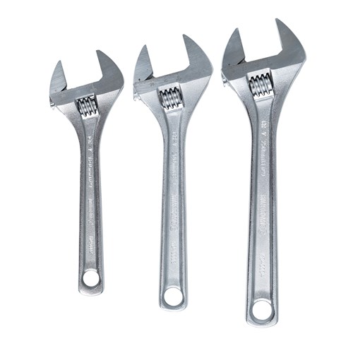 Adjustable Wrench Set - 3 Piece
