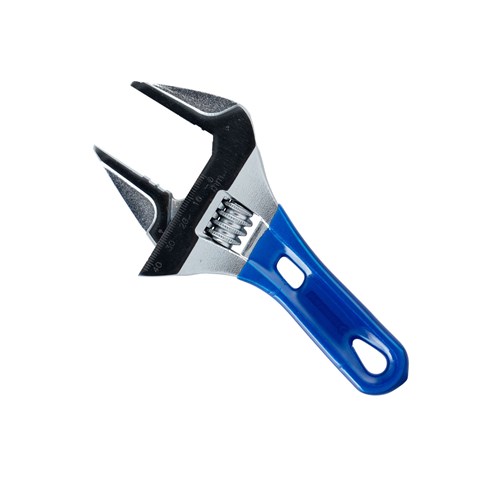 Stubby Lightweight Wide Jaw Adjustable Wrench 120mm (4.5")