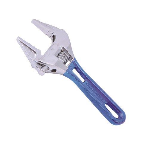 Stubby Lightweight Wide Jaw Adjustable Wrench 140mm (5.5")