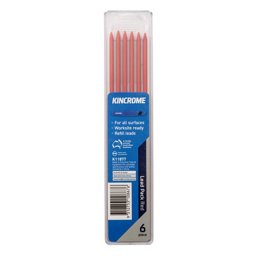Red Lead Refill Pack 6 Piece
