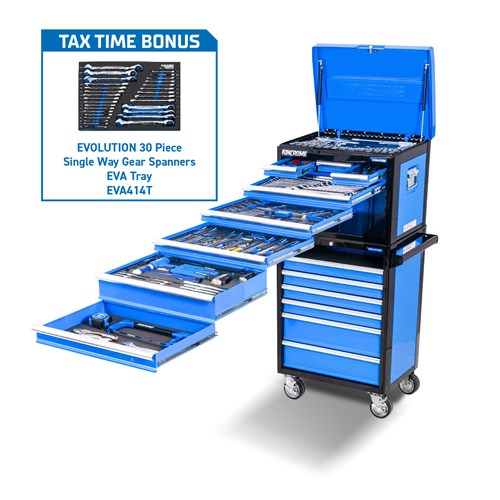 EVOLUTION Workshop Tool Kit 281 Piece 14 Drawer (26”)