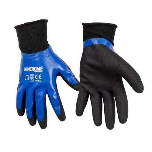 Sandy Nitrile Dipped Gloves - Small