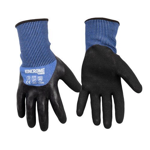 Cut-Resistant Sandy Latex Dipped Gloves - XX-Large