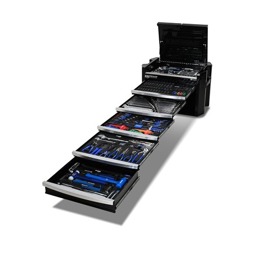 CONTOUR® Chest Tool Kit 337 Piece 5 Drawer (29") Black