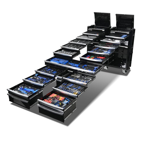 CONTOUR® Workshop Tool Kit 1141 Piece 22 Drawer (60") Black