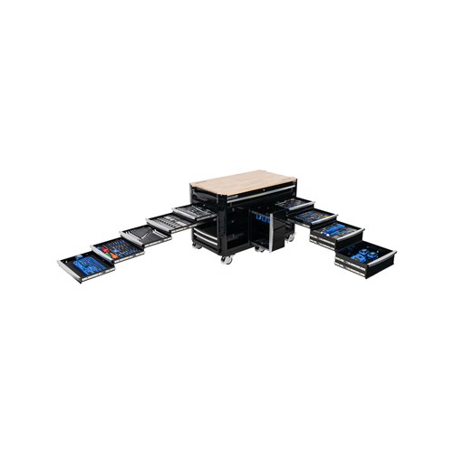 CONTOUR® Workstation Tool Kit 503 Piece 13 Drawer (60") Black