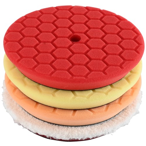4 Piece Polishing Pad Set 180mm (7")