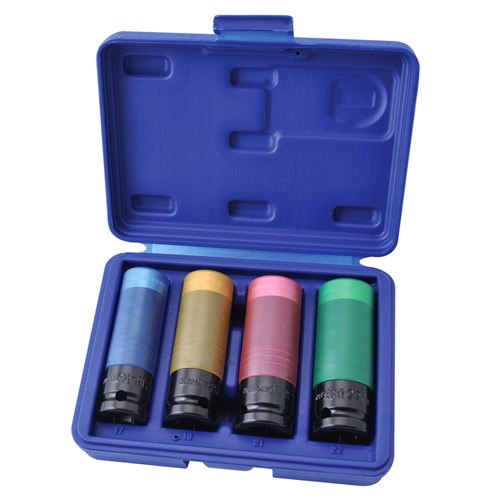Wheel Nut Socket Set 4 Piece 1/2" Drive