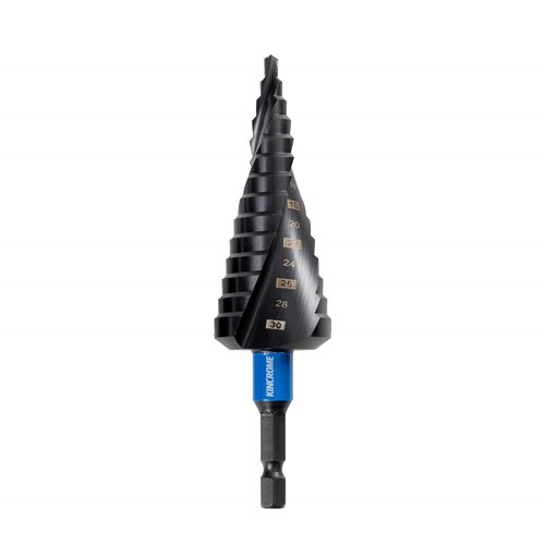 4-30mm Spiral Step Drill - 1/4" Hex