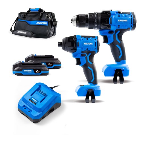 18V 2 Piece Brushless Hammer Drill & Driver Combo