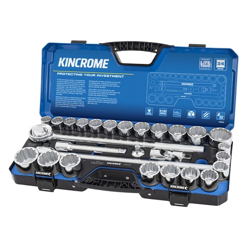 Socket Set 28 Piece 3/4" Drive Metric & Imperial