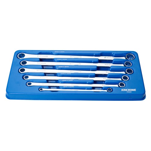 6 Piece 0° Offset Extra Long Ring Set - Metric