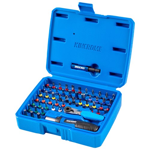 Mini Ratcheting Screwdriver and Bit Ratchet Bit Set 58 Piece