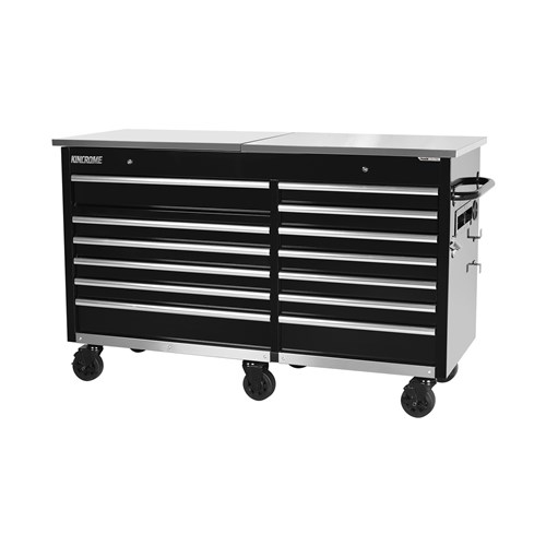 TRADE CENTRE Mobile Bench Twin Lid 13 Drawer 1600mm (63")