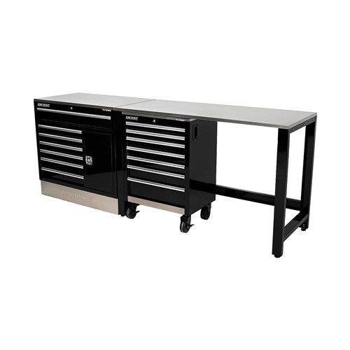 TRADE CENTRE Garage Set 3 Piece 14 Drawer (102")