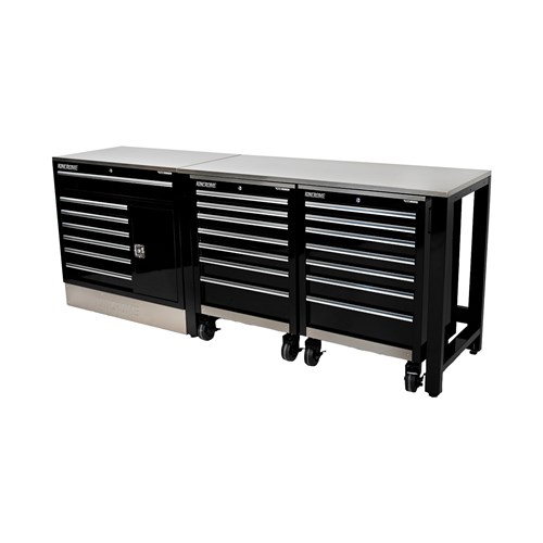 TRADE CENTRE Workshop Set 4 Piece 21 Drawer 2600mm (102")