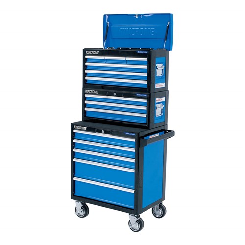 EVOLUTION Chest, Add-On & Trolley Combo 3 Piece 14 Drawer (26")