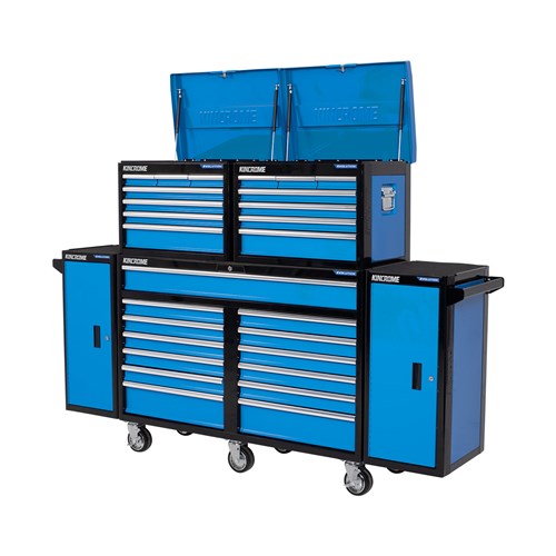 EVOLUTION Dual Chest, Trolley & Dual Side Locker Combo 5 Piece 31 Drawer (84")