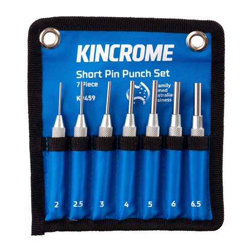 Short Pin Punch Set 7 Piece