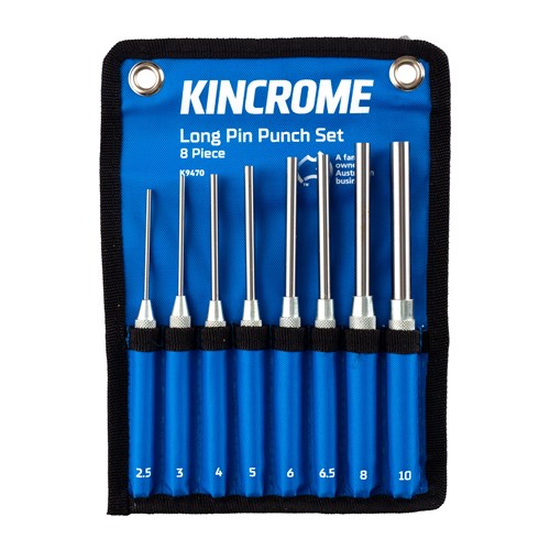 Long Pin Punch Set 8 Piece