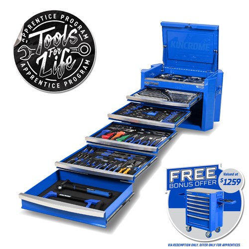 CONTOUR® Chest Tool Kit 286 Piece 5 Drawer (29")