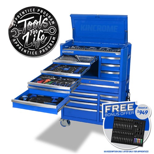 CONTOUR® Workshop Tool Kit 332 Piece 17 Drawer (42")
