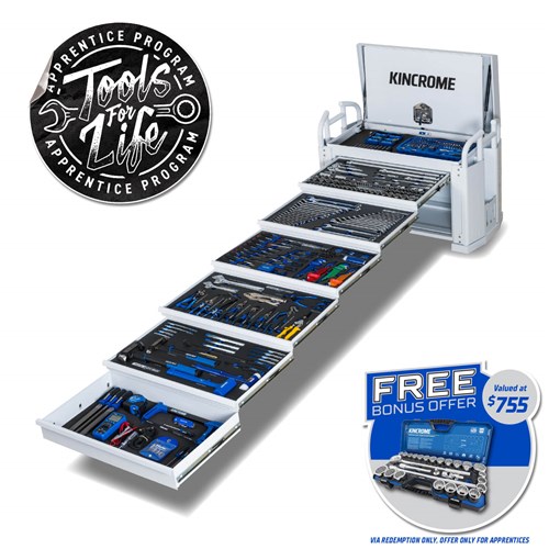 OFF-ROAD Field Service Tool Kit 452 Piece 6 Drawer (39") White