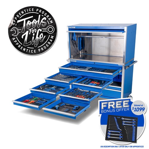 TOOL ARMOUR Workshop Tool Kit 688 Piece 11 Drawer (59")